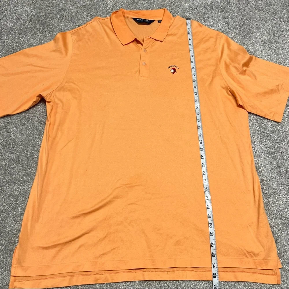 Polo Golf Polo shirt men’s xxl Gasparilla orange Ralph Lauren logo vtg - Picture 2 of 8